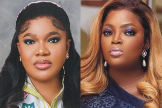 Toyin Abraham extends olive branch to Funke Akindele