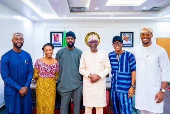 PHOTOS: Sanwo-Olu Receives Record-Breaker Tunde Onakoya At Lagos State House