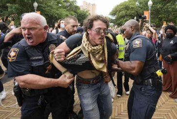 Israel-Hamas war protesters and police clash on Texas campus, Columbia University begins suspensions