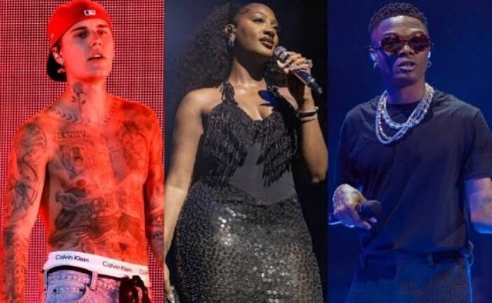 Justin Bieber Pops Up With Tems & Wizkid at Coachella 2024 for ‘Essence’