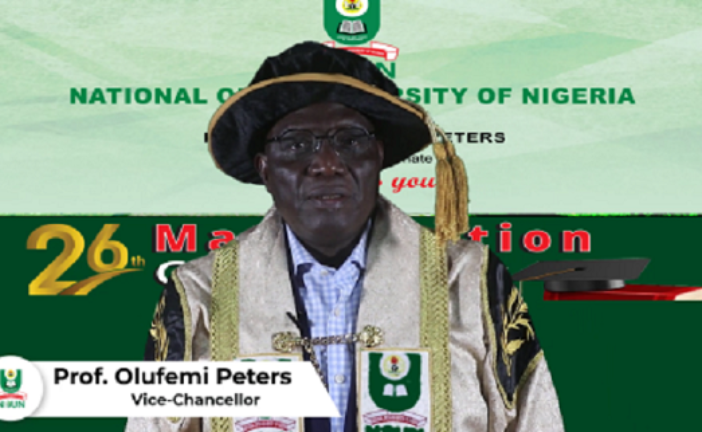 NOUN Matriculates 28,514 Fresh Students As VC Urges Them To Be Worthy Ambassadors