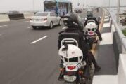 Police Officers On Bikes Start 24-Hour Patrol Of Third Mainland Bridge
