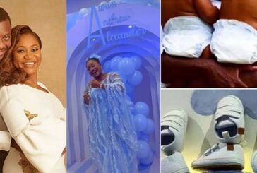 It Was Not An April Fool's Joke - Ali Baba Dedicates New Triplets In Church