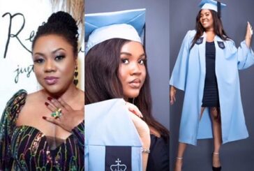 Stella Damasus' Daughter Looks Like Her Twin As She Graduates From University