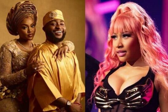 Nicki Minaj Congratulates Davido, Chioma On Wedding Ceremony