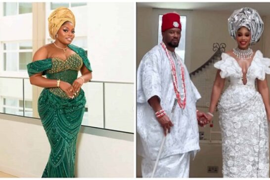 Actress Bisola Reacts To Report Of Sharon Ooja As Husband’s 4th Wife