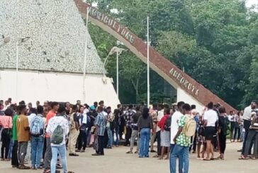 FUNAAB Students Protest Colleague’s Death, Poor Healthcare