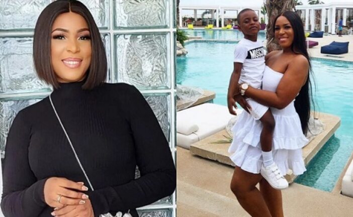 Linda Ikeji Clarifies Son’s Surname Amid Social Media Frenzy