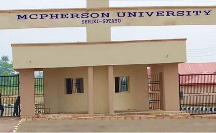 NUC Gives Full Accreditation To Mcpherson Varsity’s Seven Programmes