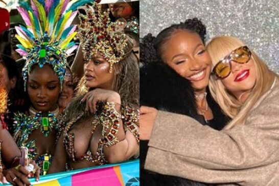 Ayra Starr Teams Up With Rihanna At Barbados Festival