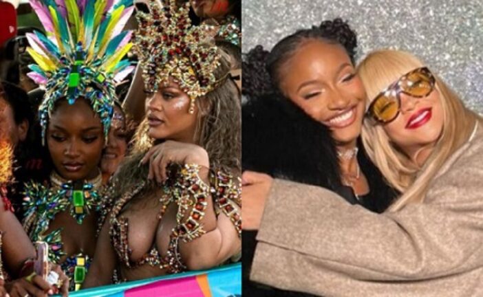 Ayra Starr Teams Up With Rihanna At Barbados Festival