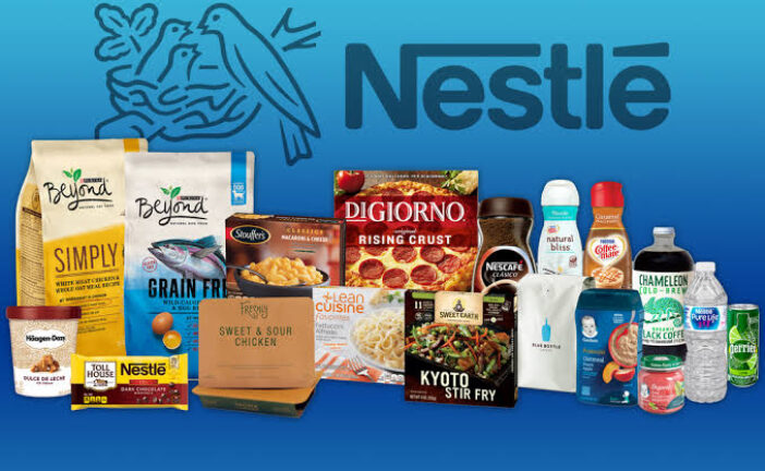 New packaging for Nestle product