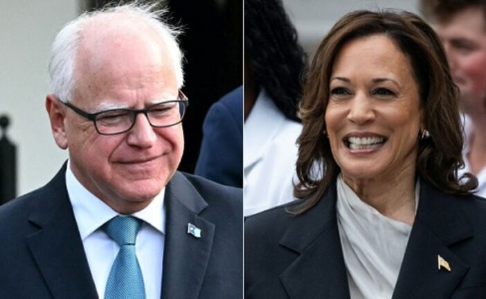 BREAKING: Kamala Harris Names Tim Walz As Running Mate