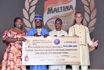 Nasarawa Teacher, Esomnofu Ifechukwu Emerges 2024 Maltina Teacher of the Year