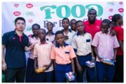 Students Get Food Items, Educational Materials