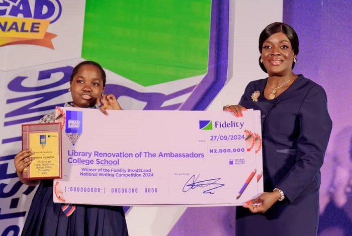 Iremide Ogunyemi wins Fidelity Bank’s ‘Read2Lead’ Writing Competition