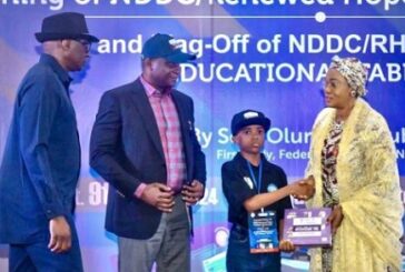 First Lady, Partners NDDC, Launches 45,000 U-Lesson Educational Tablets