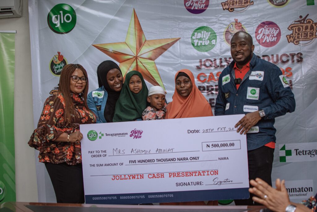 New Millionaires receive prizes in Glo Jolly Win promo