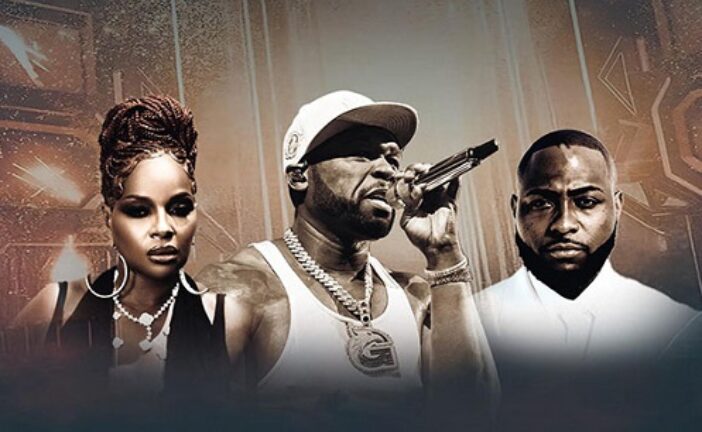Davido To Headline UK Stadium Concert Alongside 50 Cent & Mary J Blige