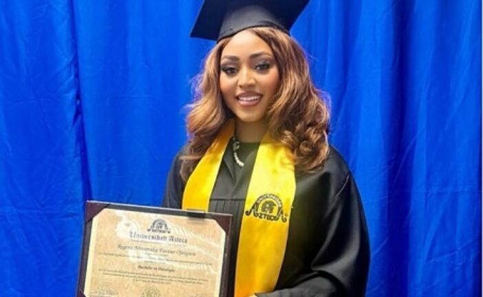 Regina Daniels Bags Bachelor’s Degree In Mexico Varsity