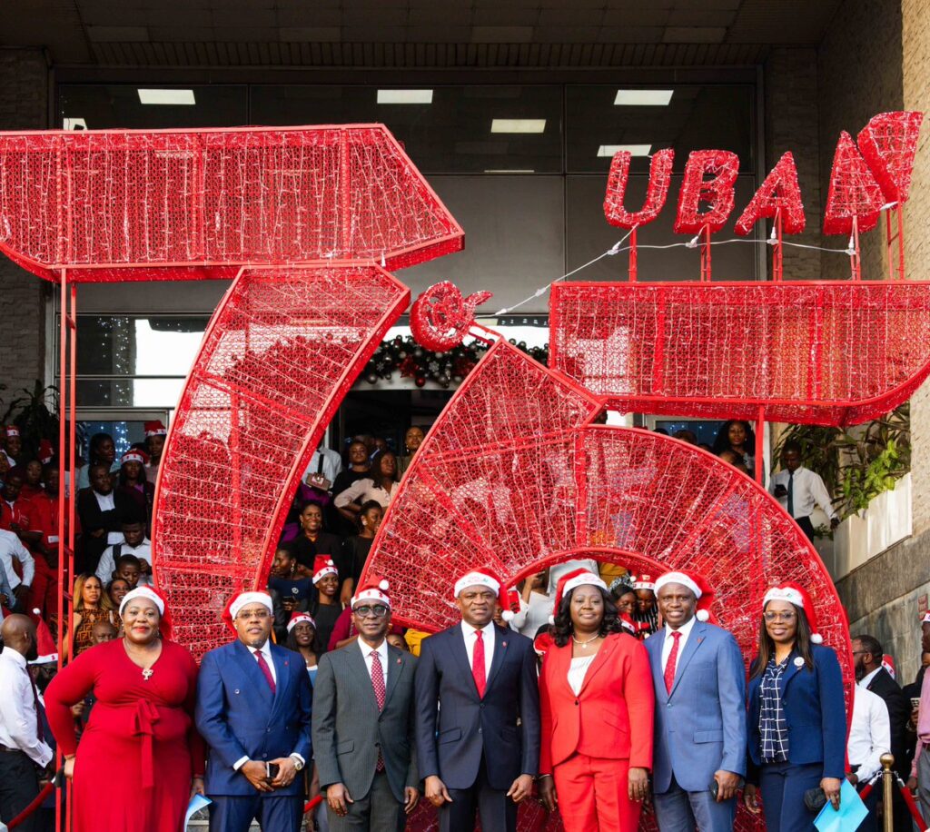 YULETIDE: UBA heralds festive season, lights up Lagos Marina Garden