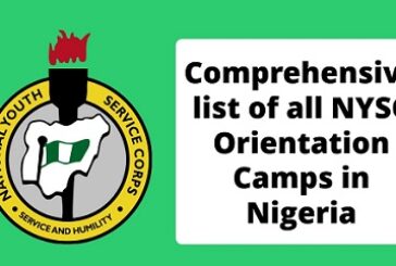 FULL LIST: Addresses Of NYSC Orientation Camps In Nigeria