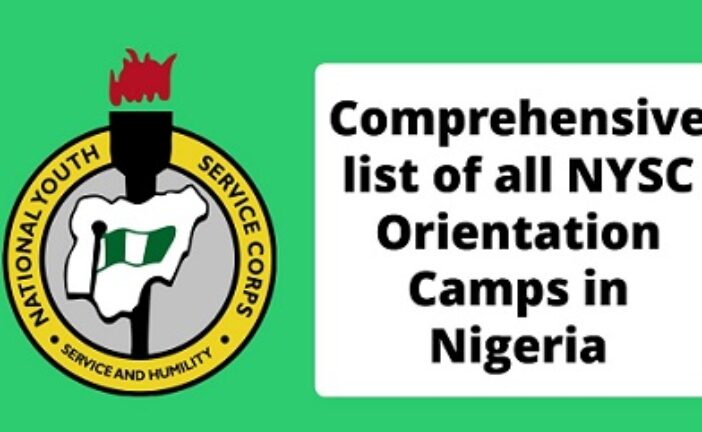 FULL LIST: Addresses Of NYSC Orientation Camps In Nigeria