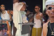 Wizkid Joins Wasiu Ayinde On Stage, Showers Him With Bundles Of Naira Notes