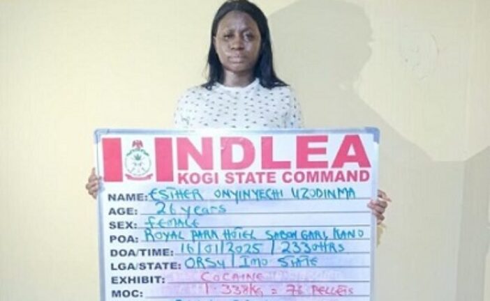 NDLEA Arrests India-Bound Nursing Student For Attempting To Ingest 76 Wraps Of Cocaine
