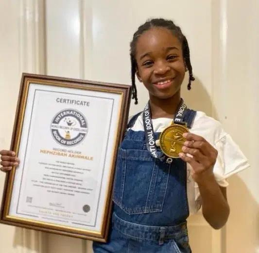 10-Year-Old Hephzibah Akinwale Shatters World Record with 58,000-Word Fiction Novel