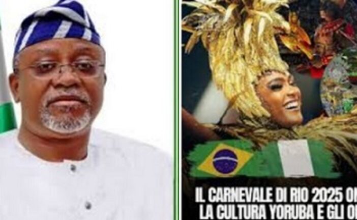 FG Thanks Brazil’s Spectacular Showcase Of Yoruba Culture At 2025 Rio Carnival