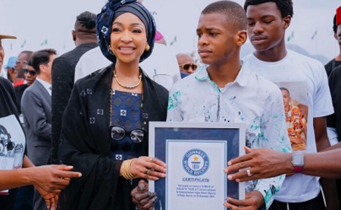 Tinubu Hails 15-Year-Old Record-Breaking Autistic Painter