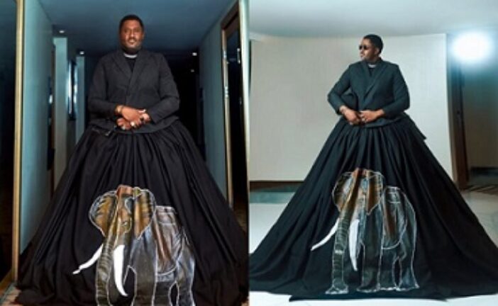 Reactions Trail Desmond Elliott’s Outfit At 2025 AMVCA Awards