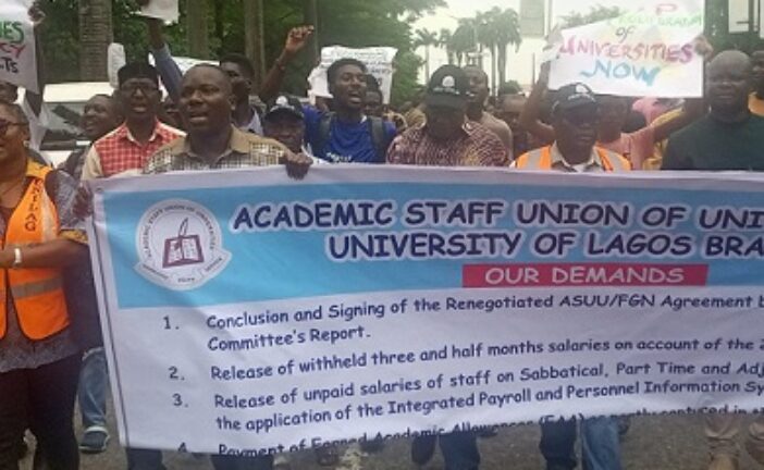 ASUU Says Patience With FG Runs Thin, As Protests Sweep Campuses, Threatens Total Strike After August 28 Talks