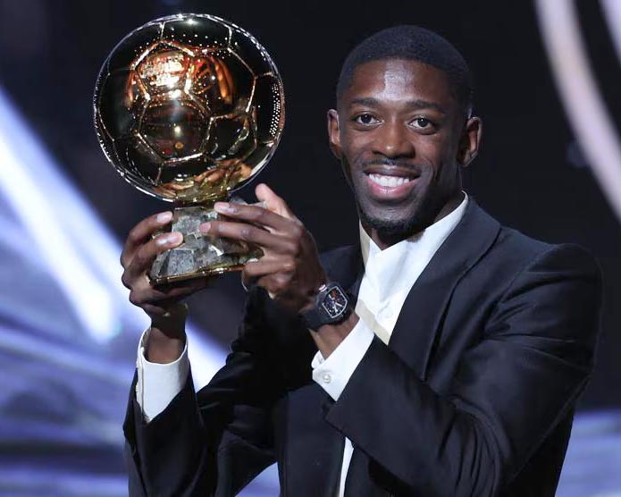 PSG’s Ousmane Dembélé wins 2025 Men's Ballon d'Or