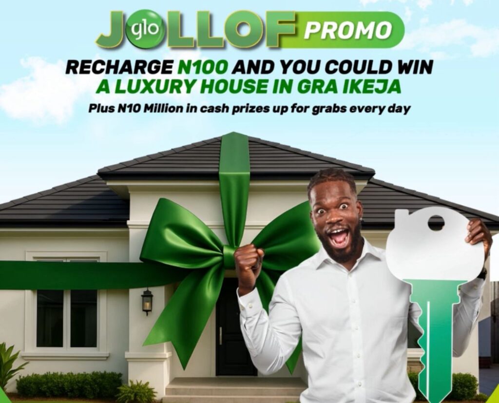 Glo Launches “Jollof Promo” with House, other Mega Prizes Up for Grabs  