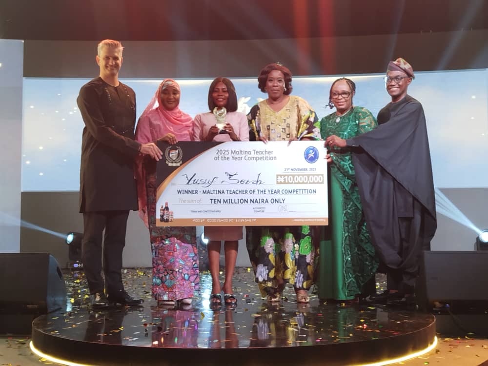 Maltina Best Teacher Prize: 31-year-old Abuja Tutor wins N10m