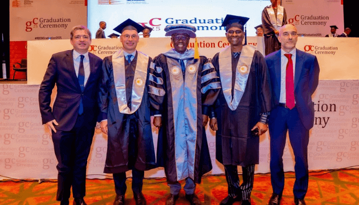 Sanwo-Olu bags Doctorate Degree at Rome Business School