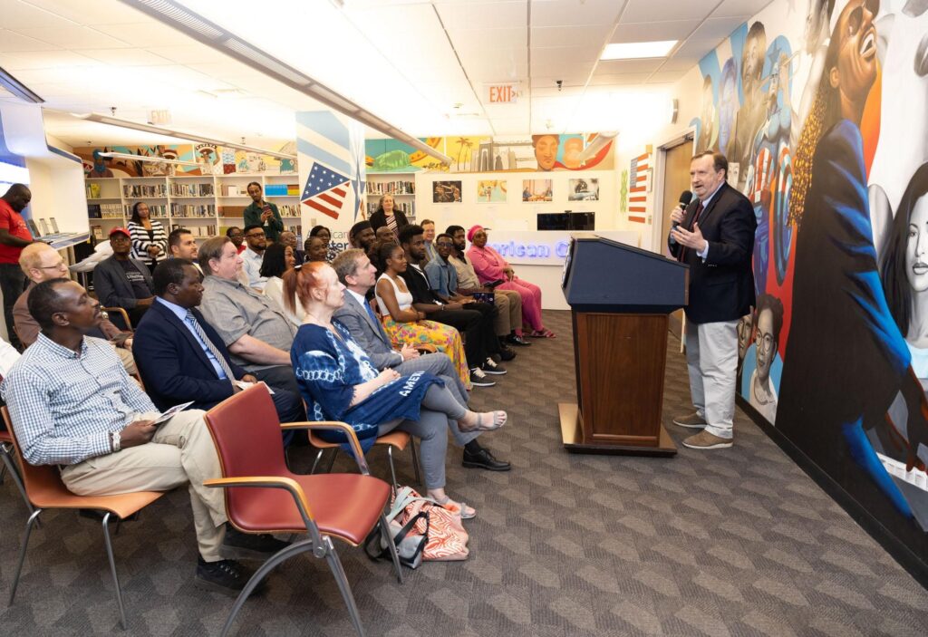 US Embassy Reopens Newly Redesigned American Corner
