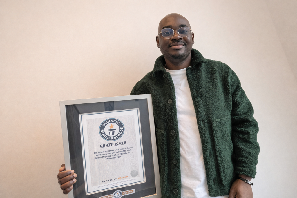 Nigeria’s Yakubu sets Guinness record for longest Programming Lesson  