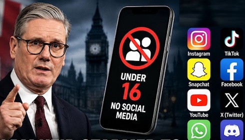 UK To Ban Social Media Access For Children Under 16