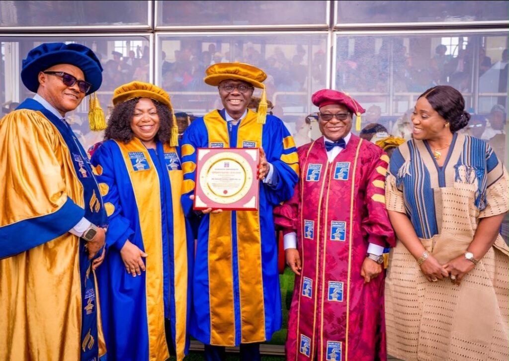 Babcock University Honours Governor Sanwo-Olu With Leadership And Service Award