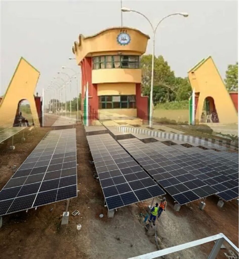 FG Boosts Power Supply at FUTI with 1.6MW Solar Mini Grid  