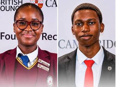 Two Caleb British School students win world best English, Maths awards