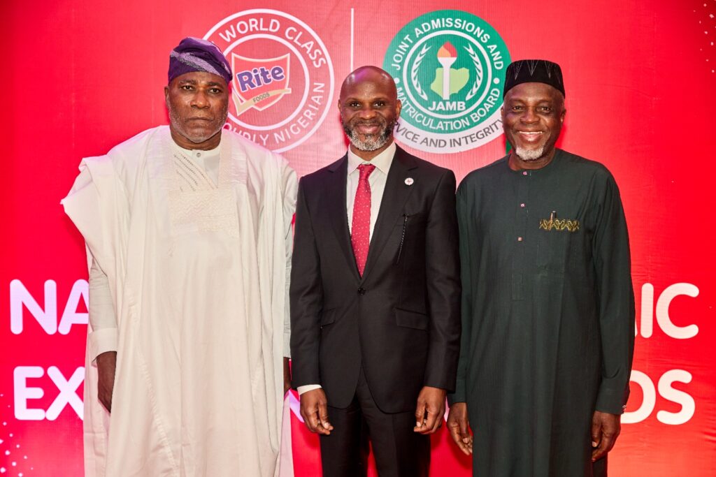 FG, JAMB Commends Rite Foods for Awarding ₦35 Million Scholarships to Top UTME Students