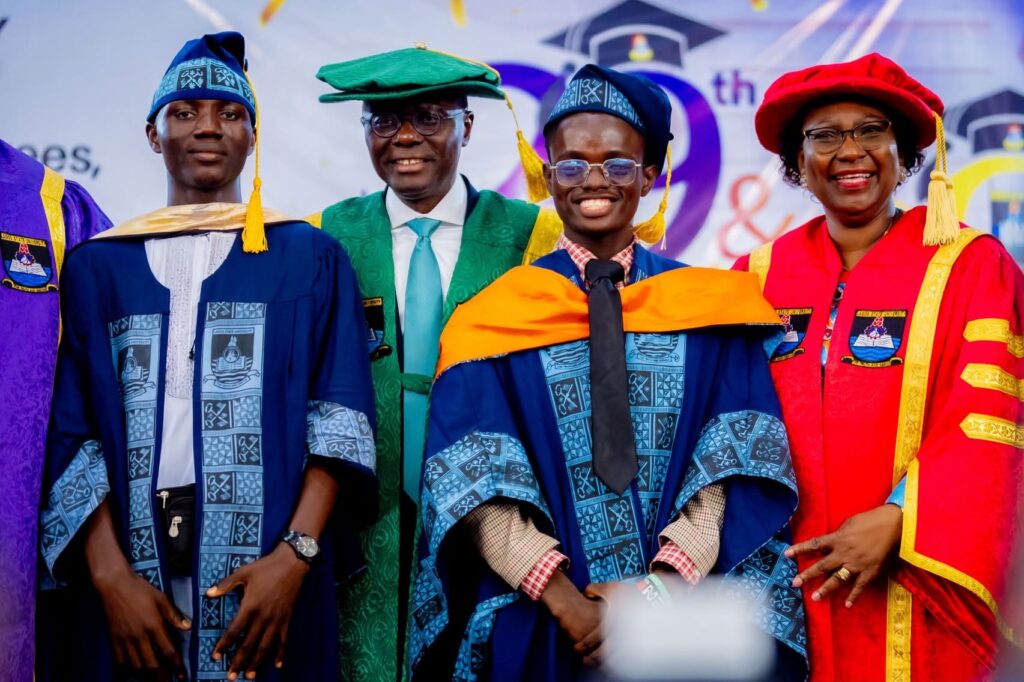 LASU’s 29th and 30th Combined Convocation Ceremonies: Sanwo-Olu Gifts LASU Best Graduating Students N20m Each