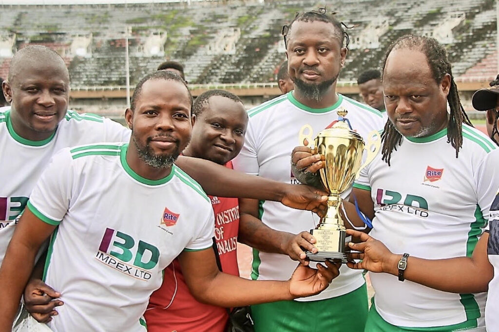 Akpororo’s Hat-Trick Not Enough as Media Team Lifts Ambassador Segun Olusola Legacy Cup; Emiloju FC Thrashes Yabatech 5-0