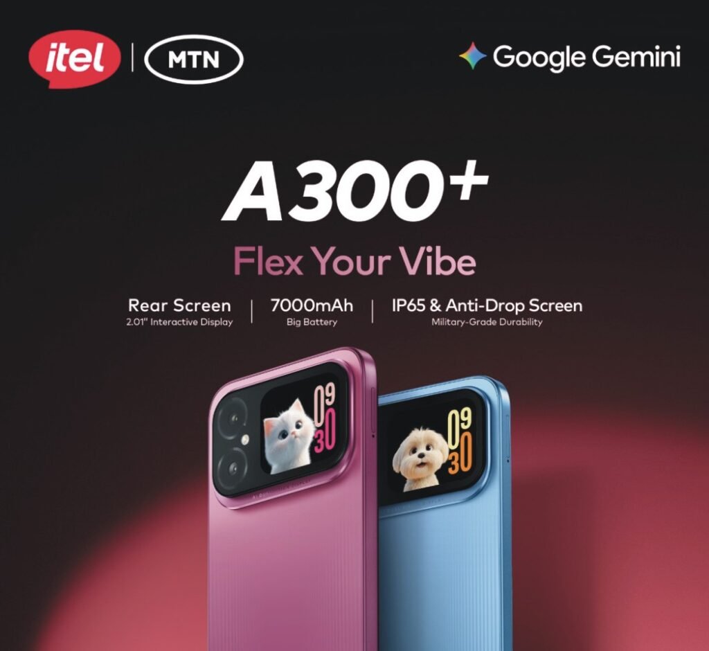itel Launches A300+: Most Affordable Duo-Screen Smartphone with a Rear Screen.