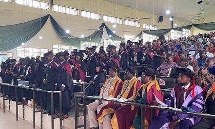 UNIOSUN VC Warns 54 Inducted Lab Scientists Against Diagnostic Errors