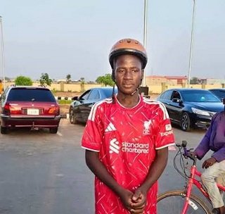 Young Nigerian Cyclist Earns Guinness World Record For Riding 2.9-Metres-High Bicycle